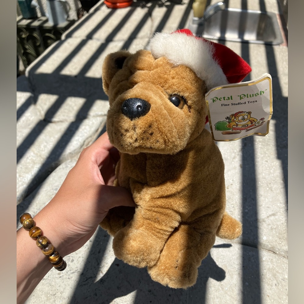 Vintage Puppy Dog Stuffed Toy Animal